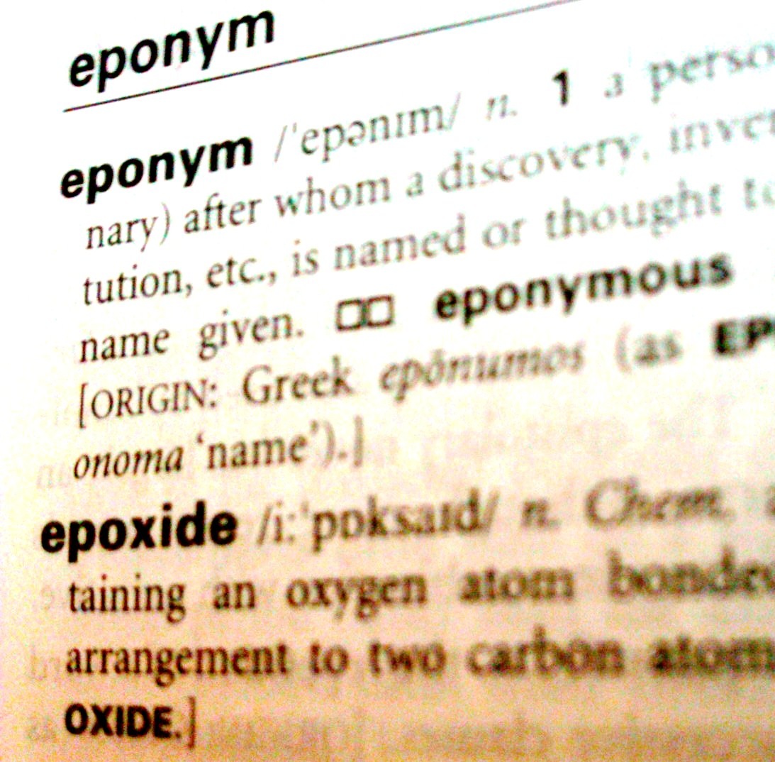 eponymous meaning