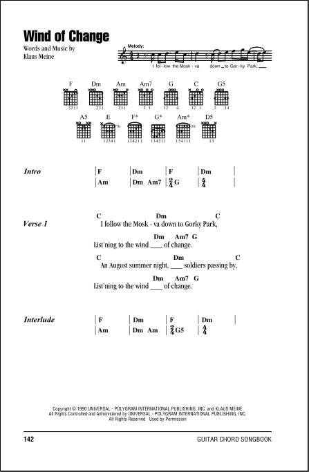 wind of change chord