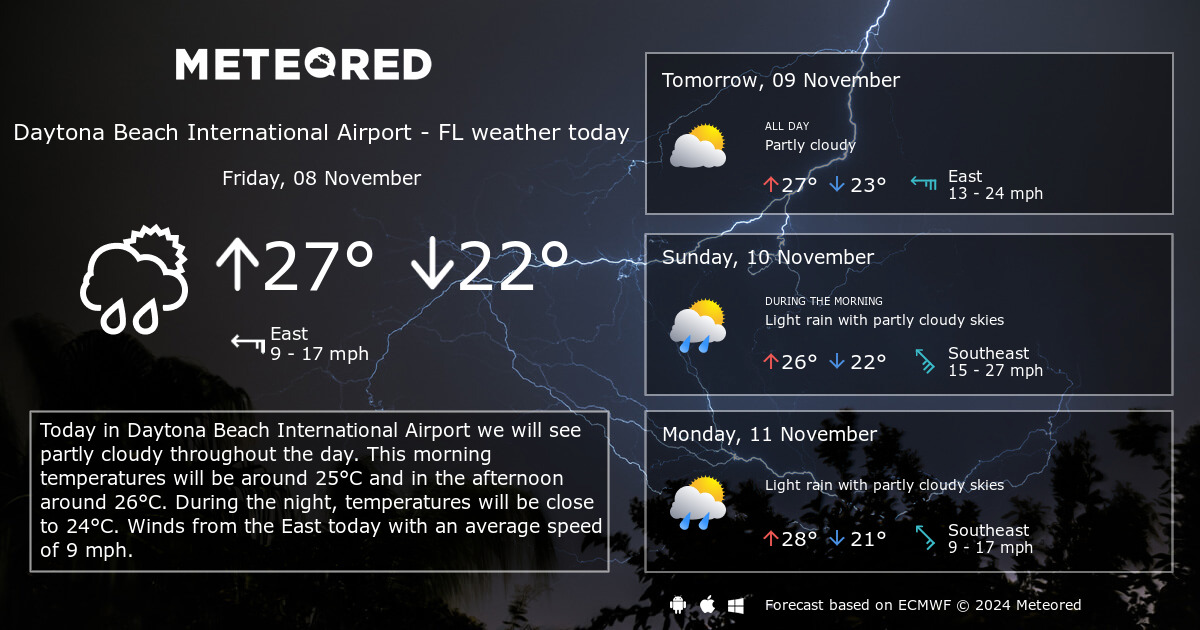 daytona beach weather 15 day forecast