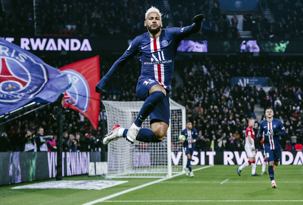 neymar celebrating