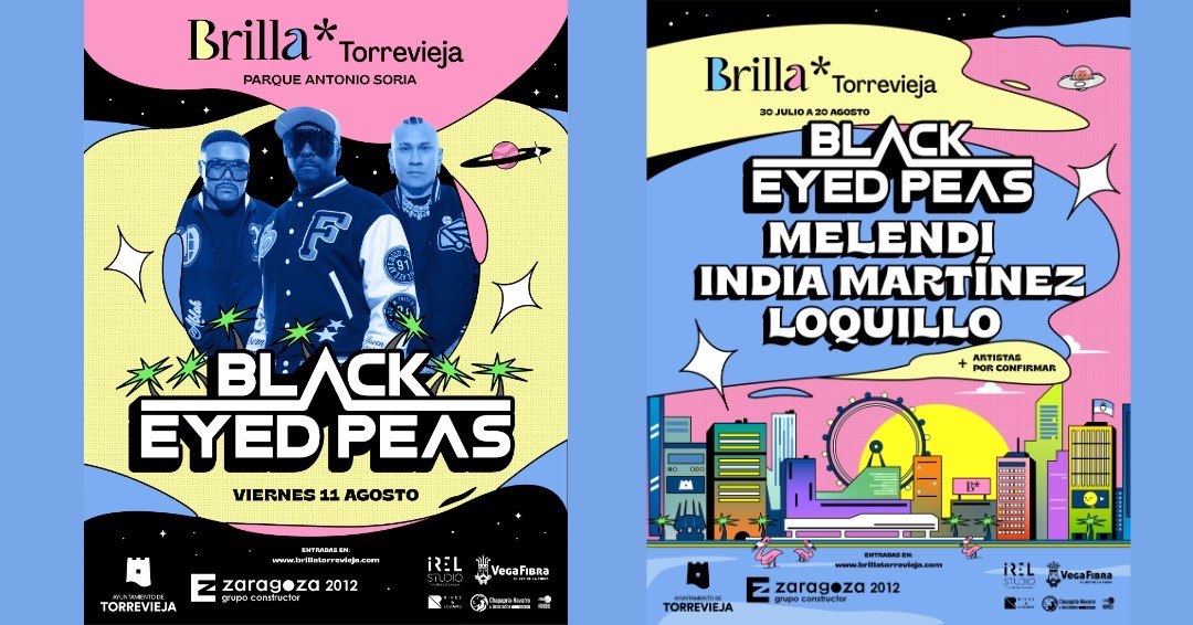 entradas black eyed peas torrevieja