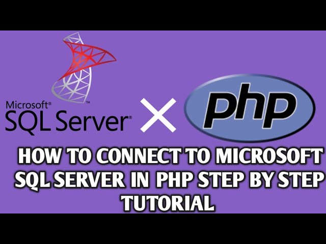 connect ms sql server with php