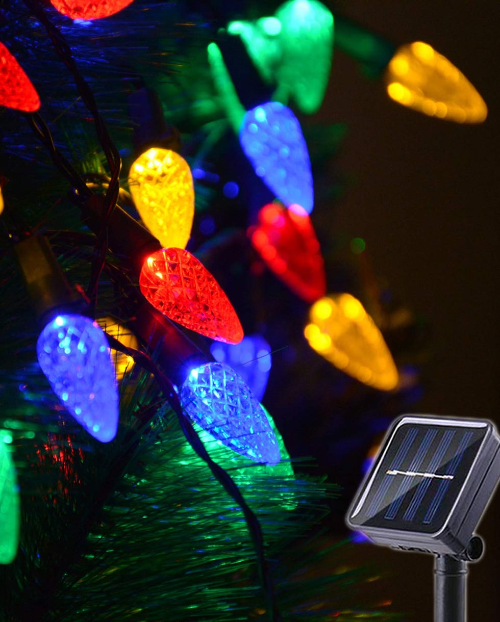 solar exterior christmas lights