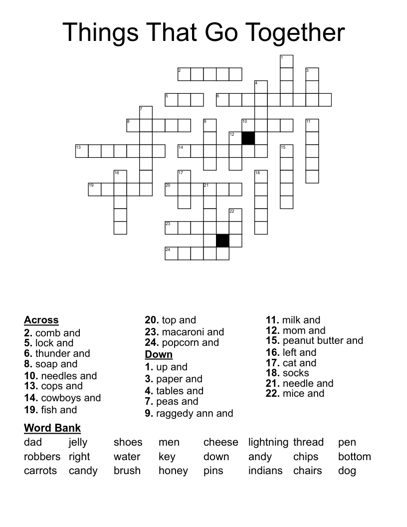 go along with crossword clue