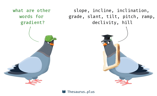 gradient thesaurus