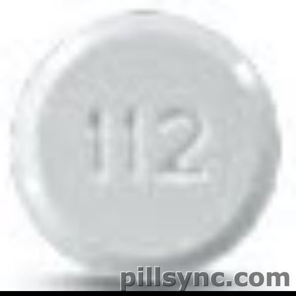 white round pill 112