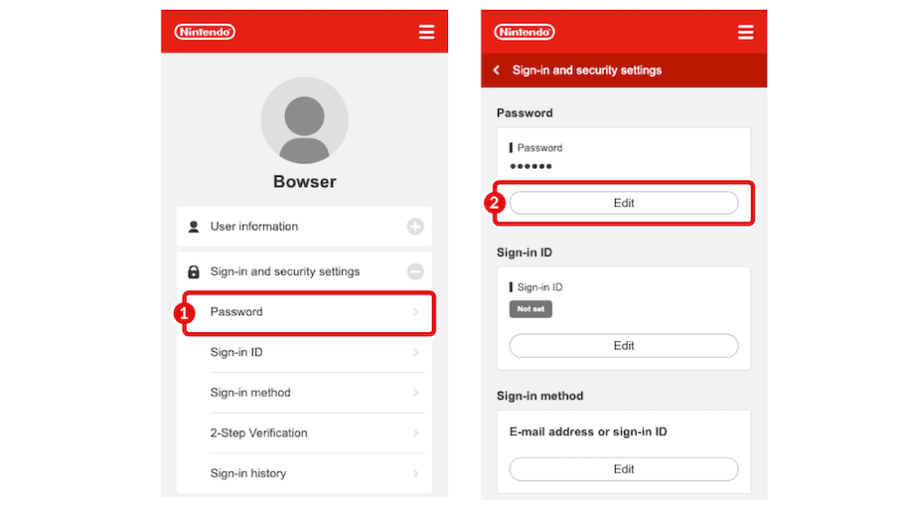 sign in with nintendo network id