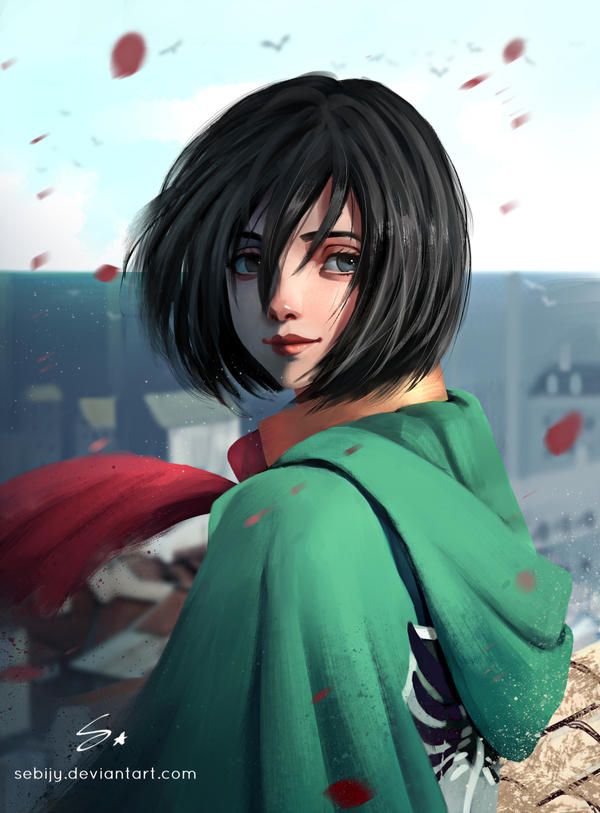 mikasa ackerman fanart