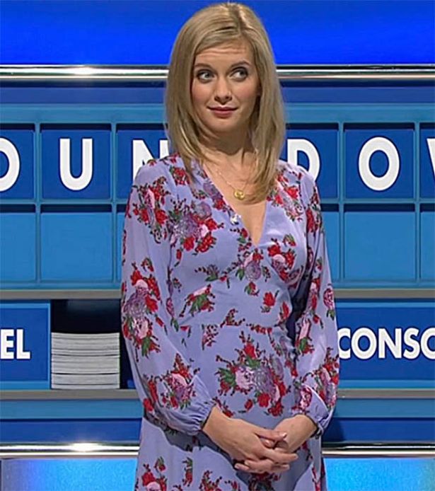 rachel riley cleavage