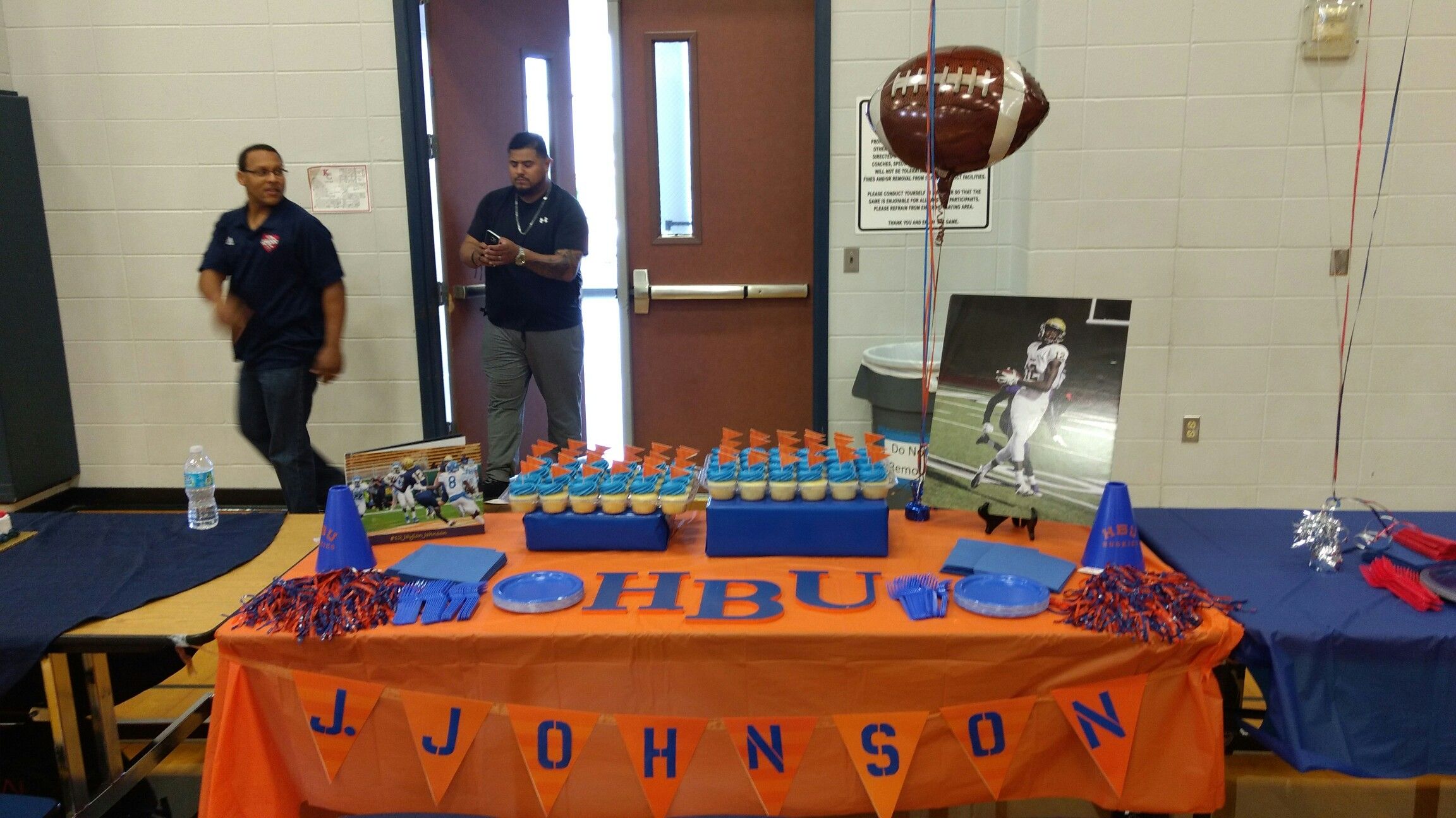 football signing day table ideas