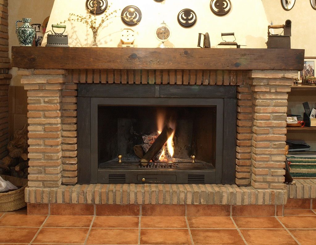 ladrillo chimeneas rusticas