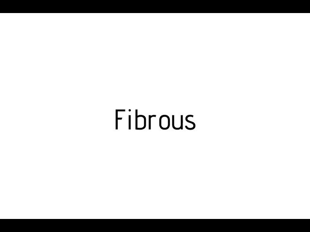 fibrous pronunciation