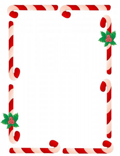 free christmas borders to print