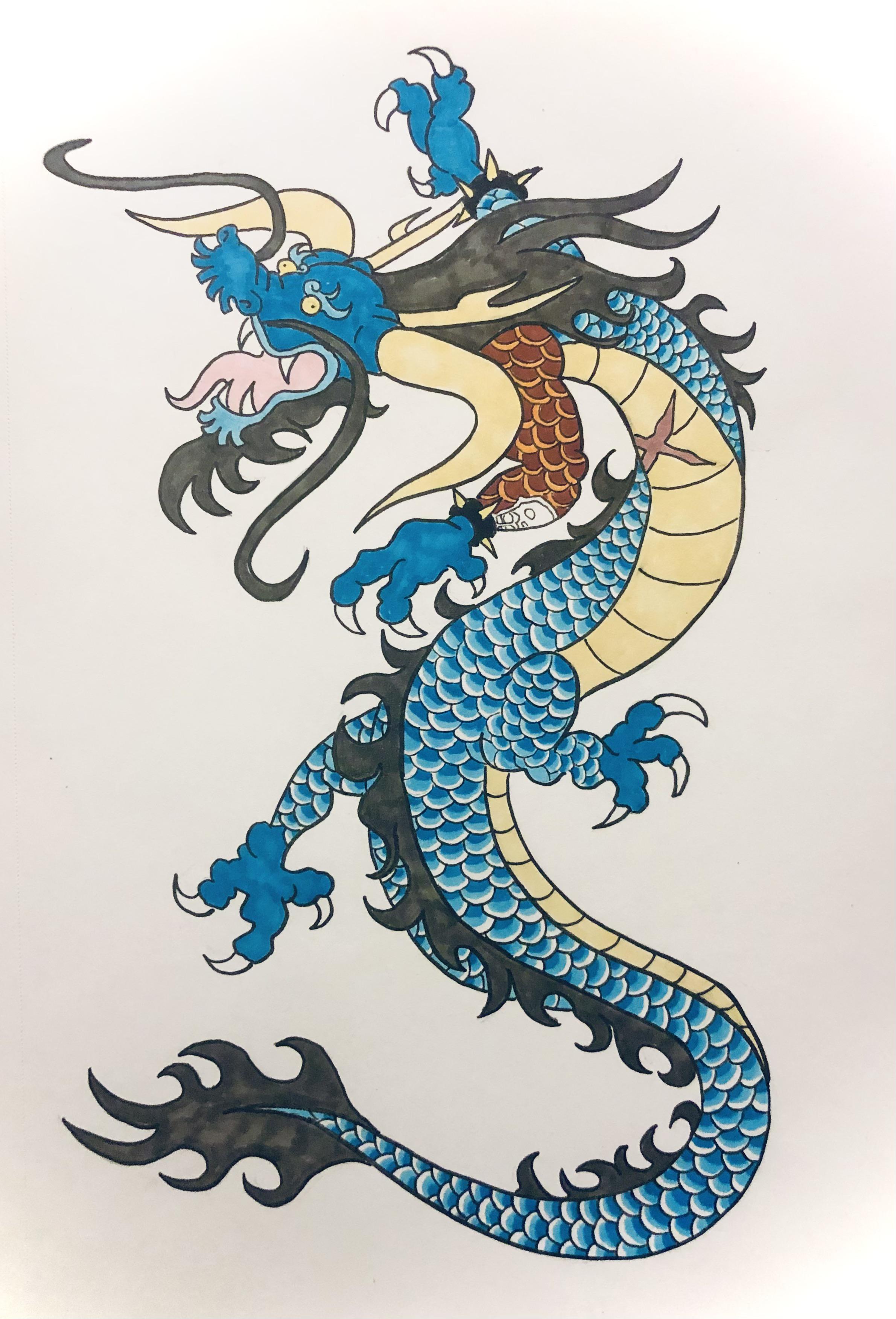 kaido dragon tattoo