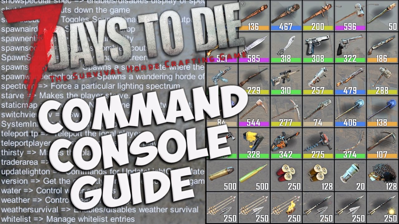 7 days console commands