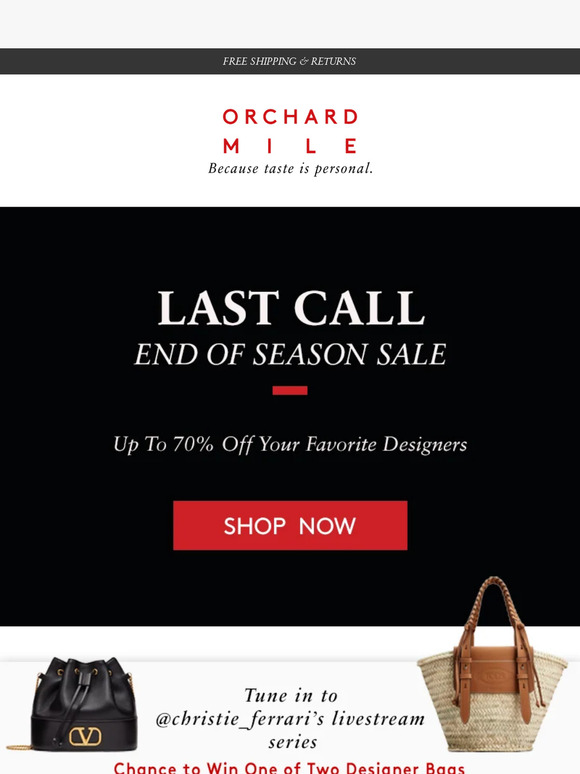 orchard mile promo codes