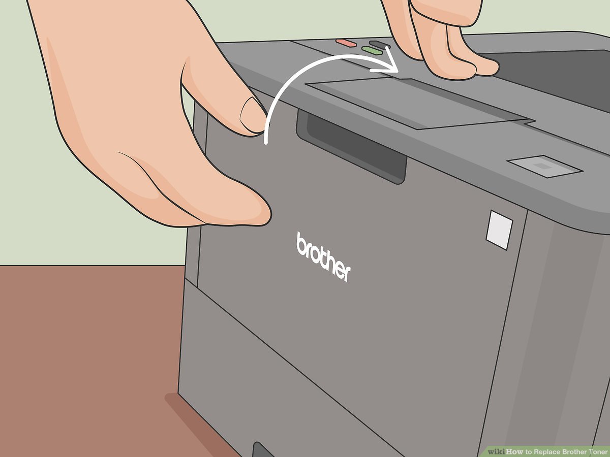 how to replace toner brother printer