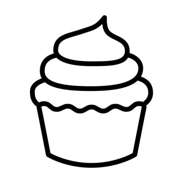 cup cake outline images