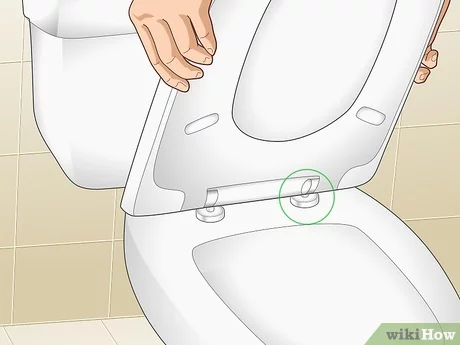 how to tighten toilet lid