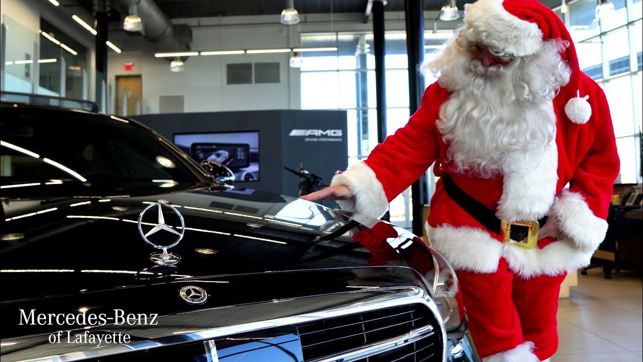 mercedes santa claus commercial