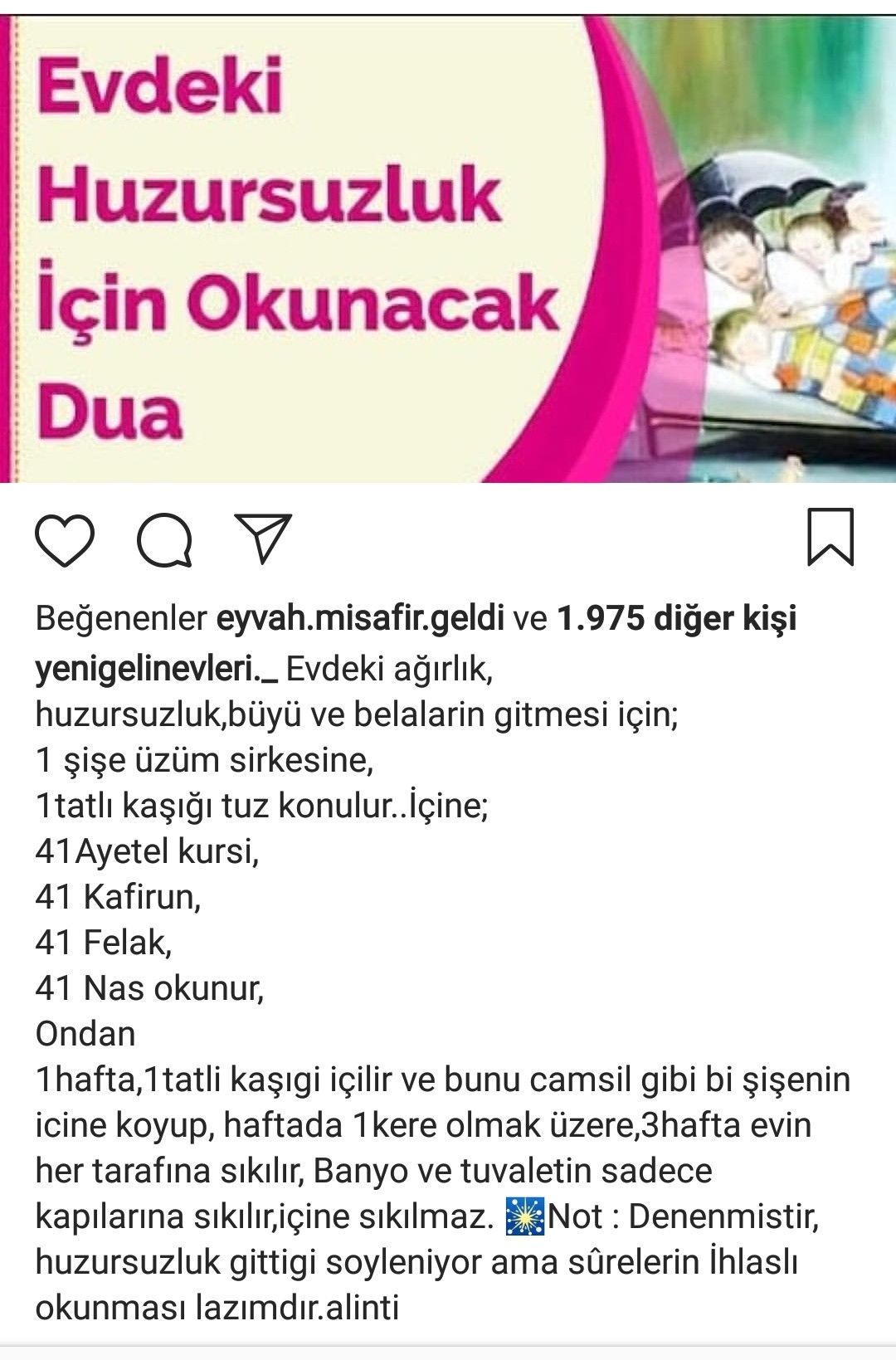 huzursuzluk icin okunacak ayet