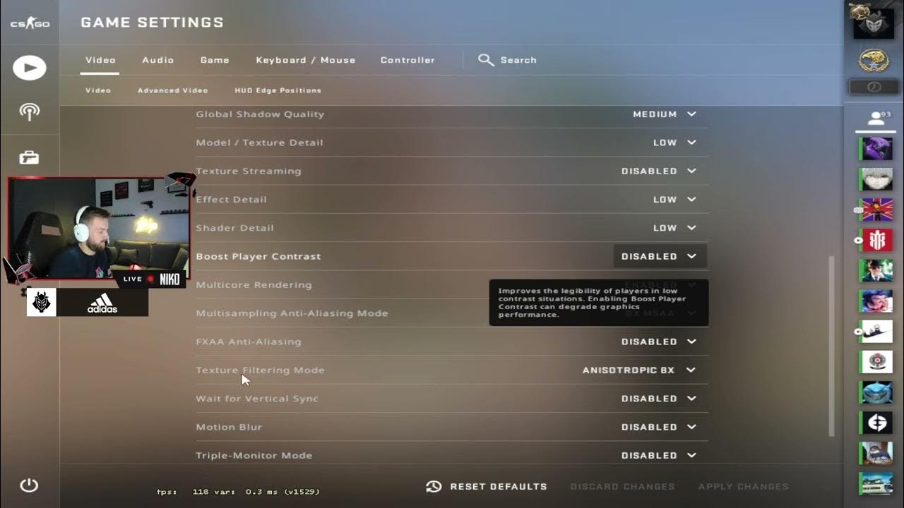 csgo niko settings