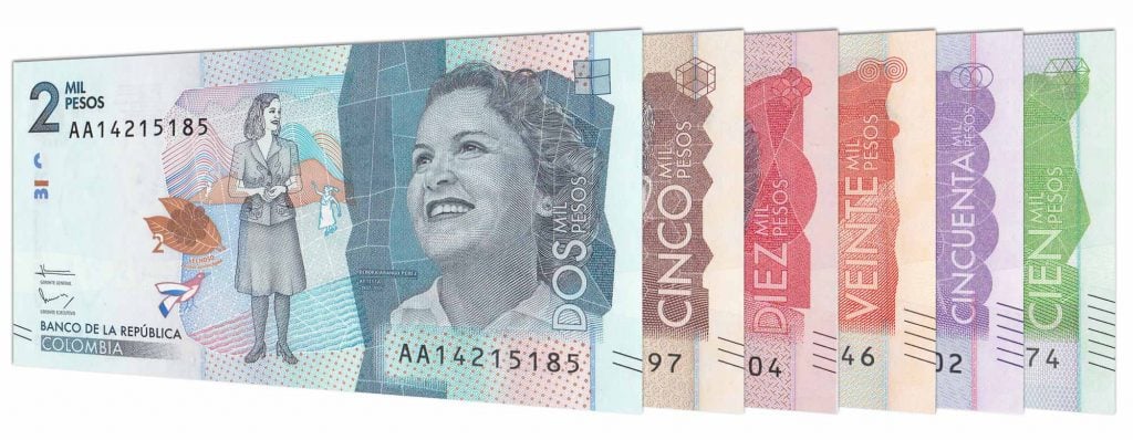 colombian pesos in pounds