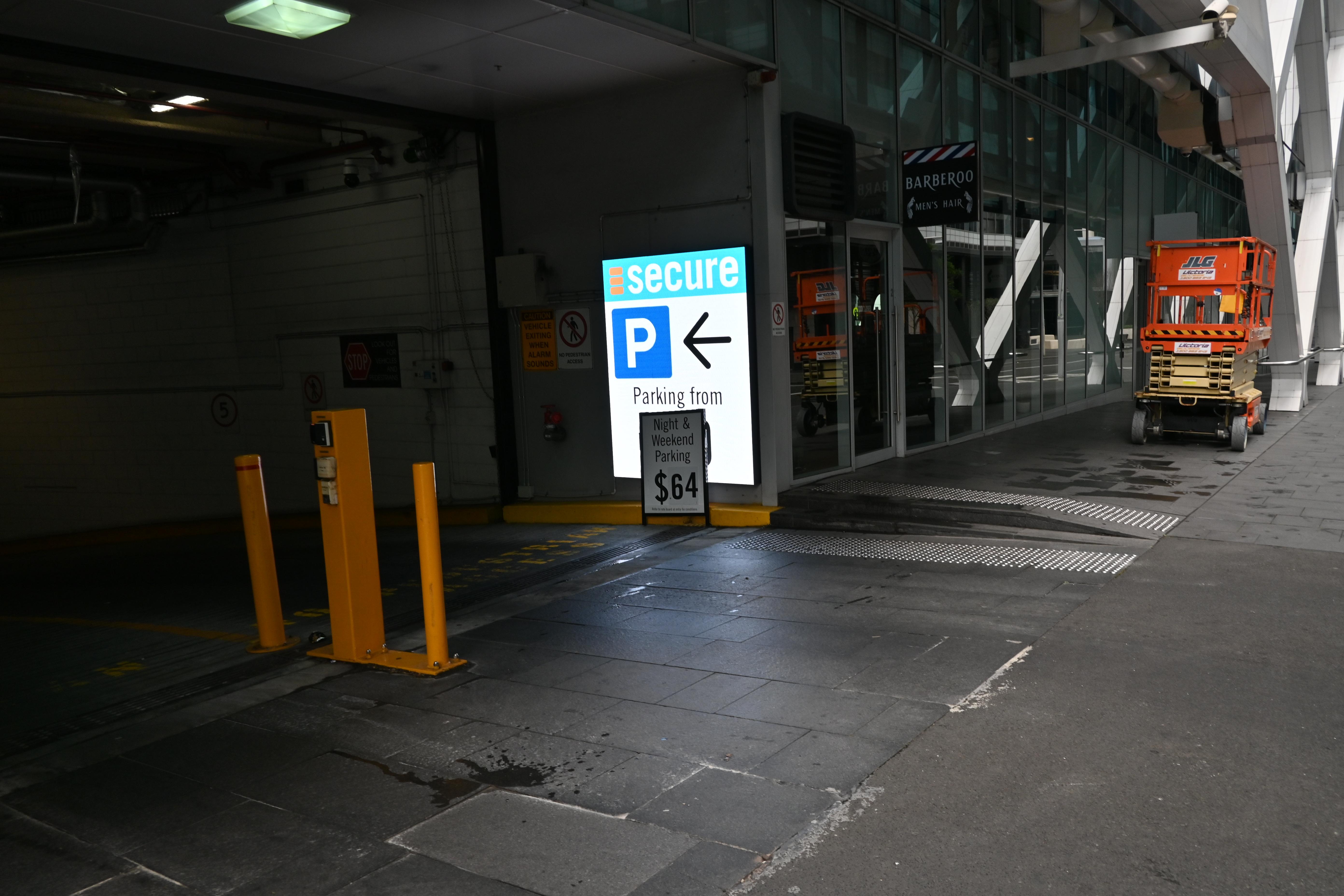 secure parking barangaroo