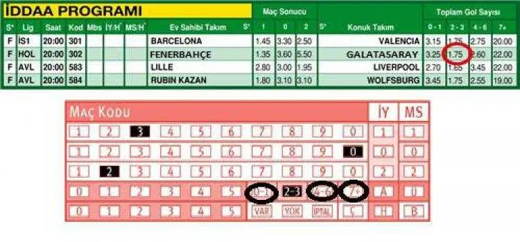 iddaa sistem 2 3 4 hesaplama