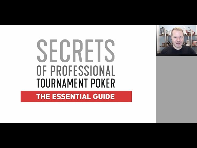 secrets of professional tournament poker pdf