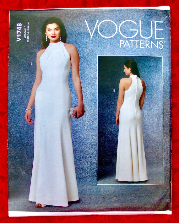 vogue patterns evening dresses