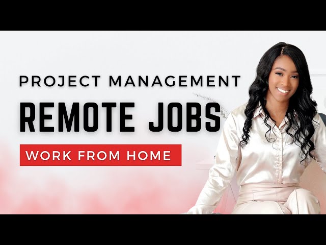 remote project management jobs