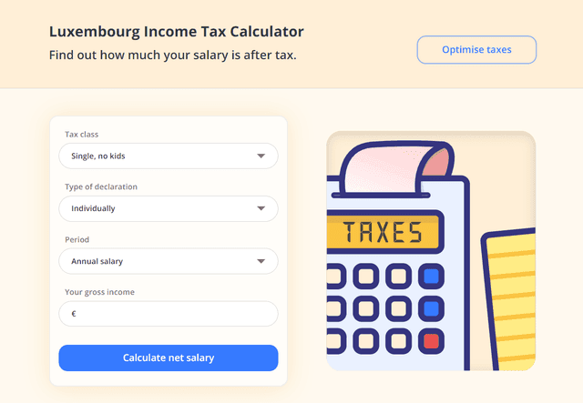 luxembourg tax calculator