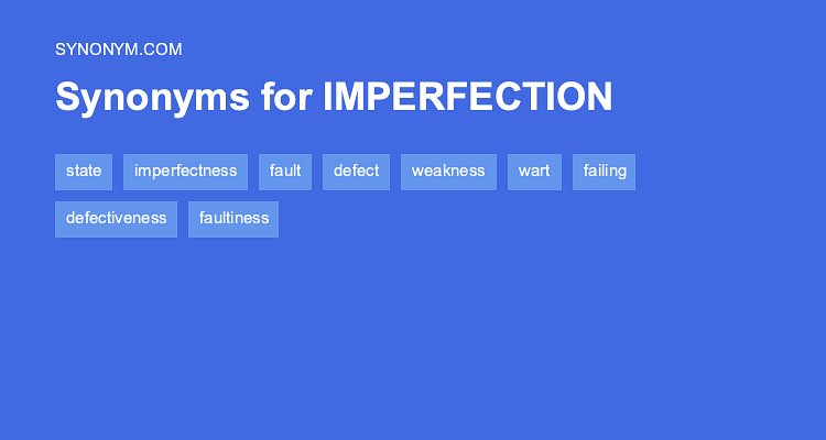 another word for imperfect