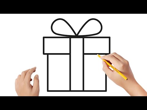 como dibujar un regalo