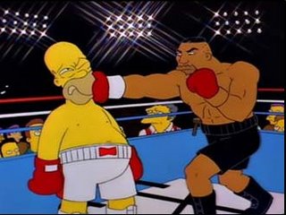 cancion de homero cuando boxea