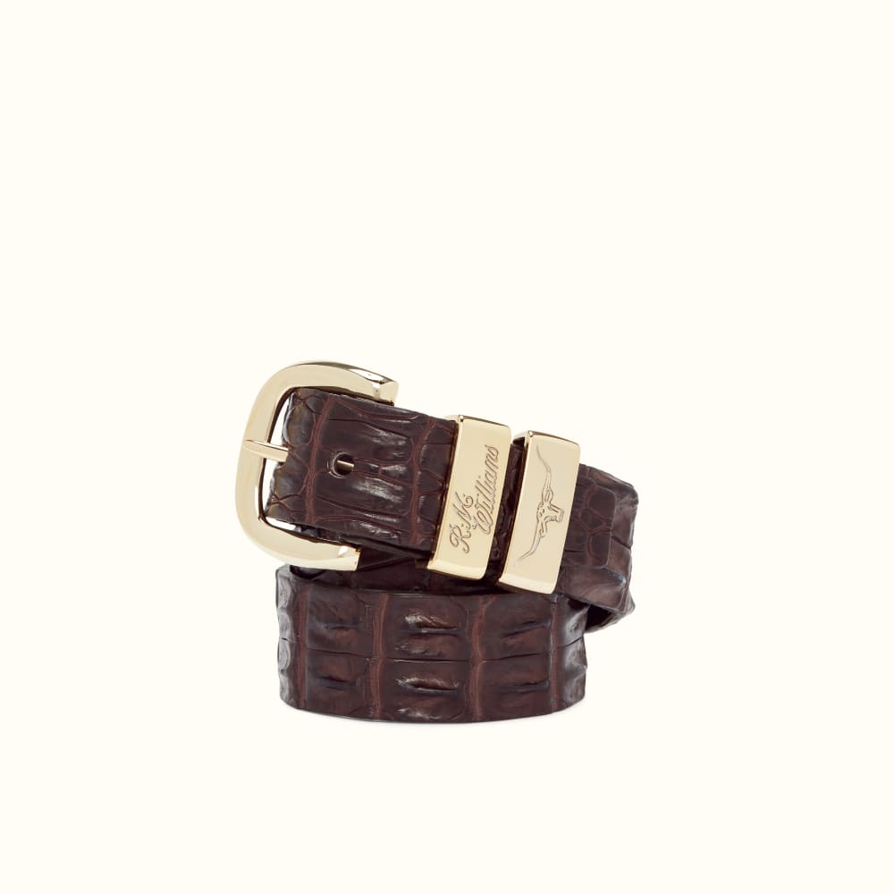 r.m. williams crocodile belt