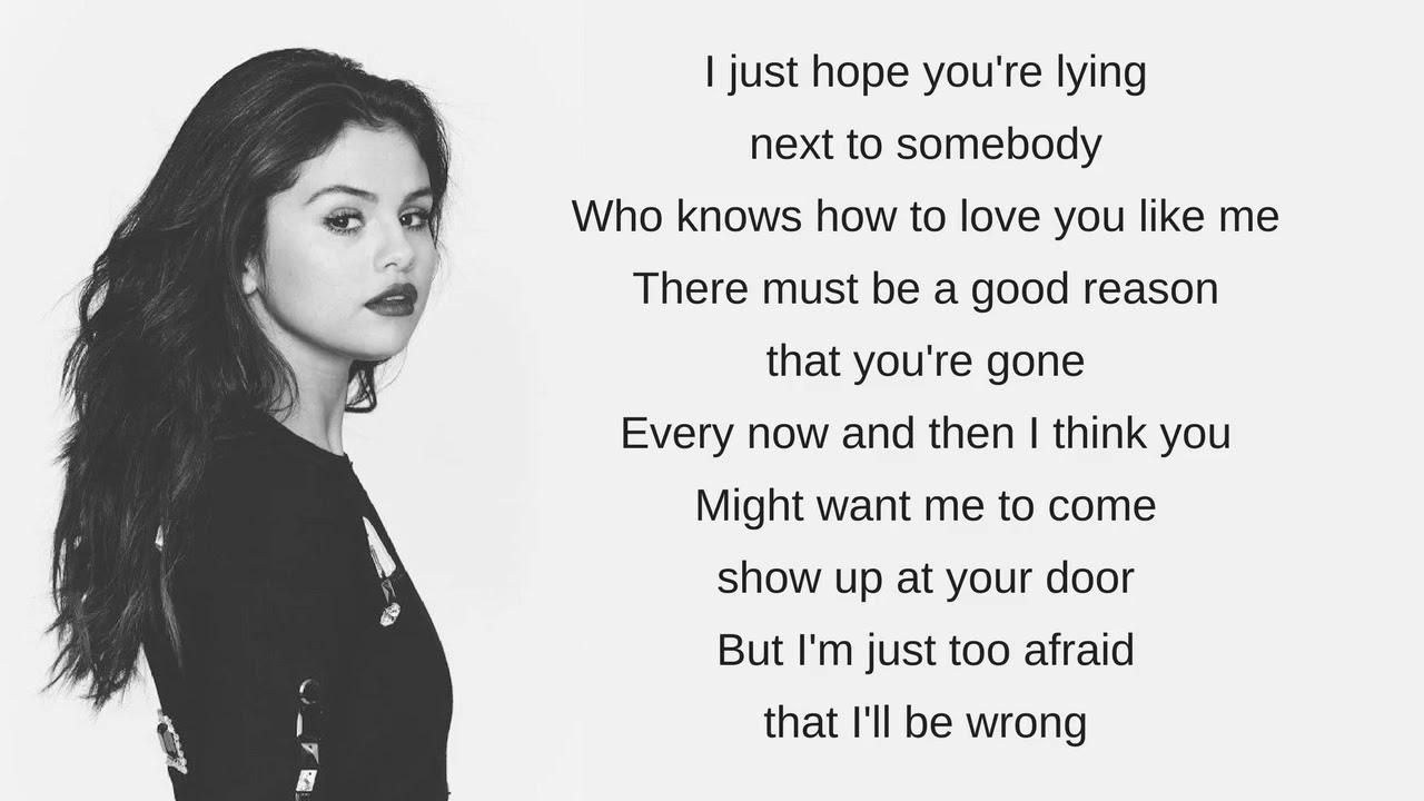 we don t talk anymore selena gomez lyrics