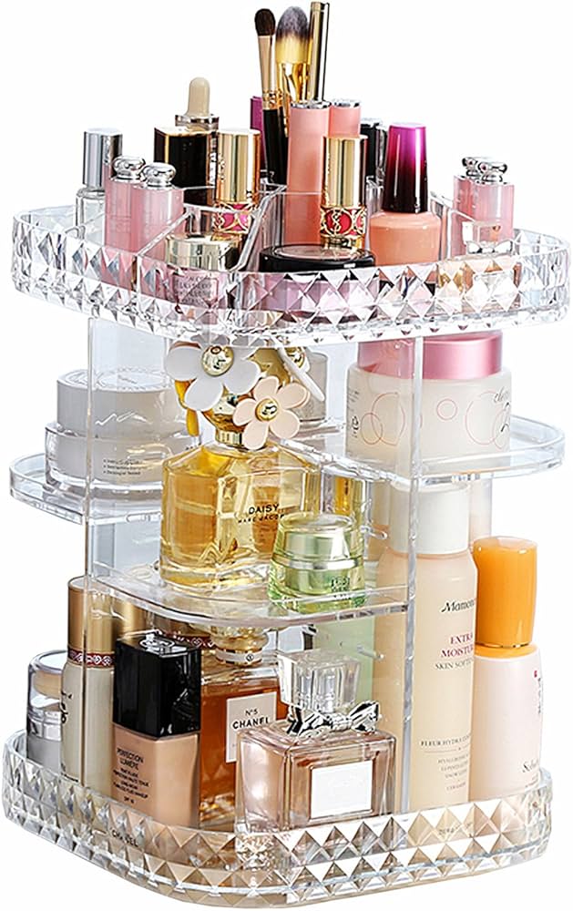 360 rotation cosmetic organizer