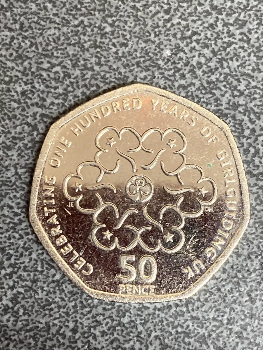 girlguiding uk 50p