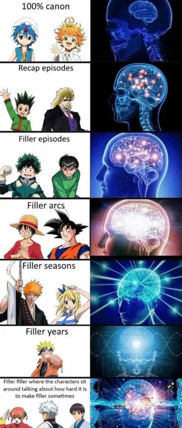 fillers in anime