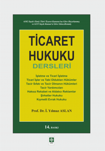 ismail yılmaz aslan ticaret hukuku pdf