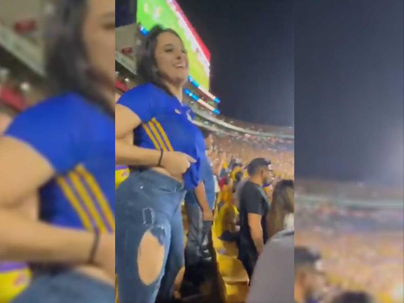 tigres vs pachuca girl video