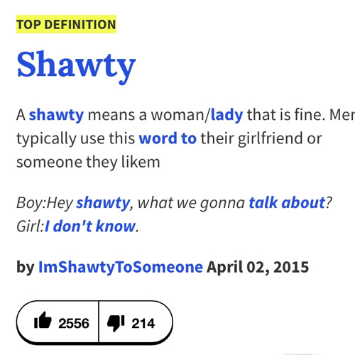 shawty meaning