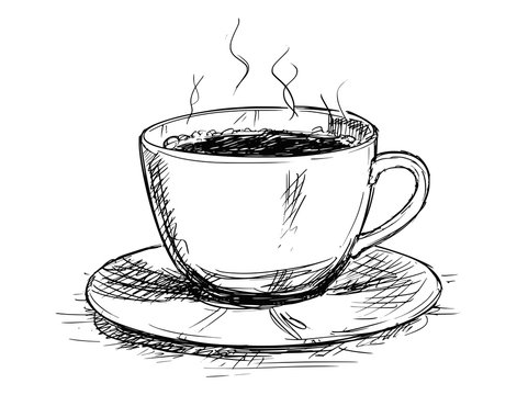 coffee cup drawing