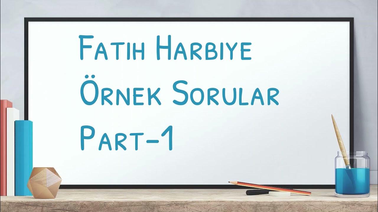 fatih harbiye soruları