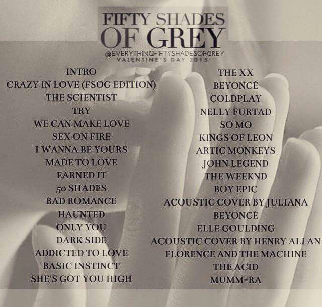 fifty shades of grey song lyrics