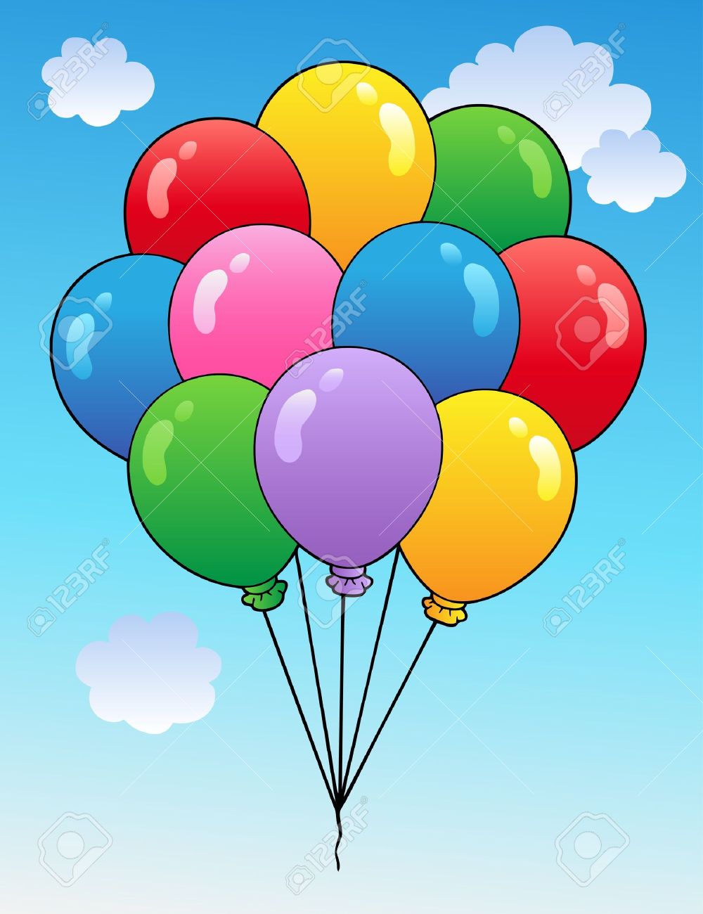 ballon dessin animé