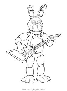 five nights freddy coloring pages