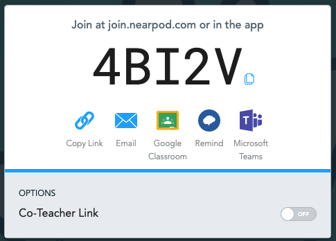 nearpod code enter